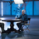 James Cameron interviewing Arnold Schwarzenegger on his new AMC show.
